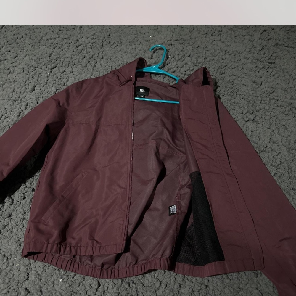 Obey Burgundy Jacket With Unique Patch - image 4